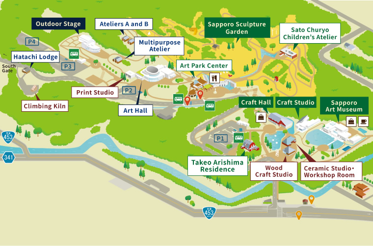 SAPPORO ART PARK / PARK MAP