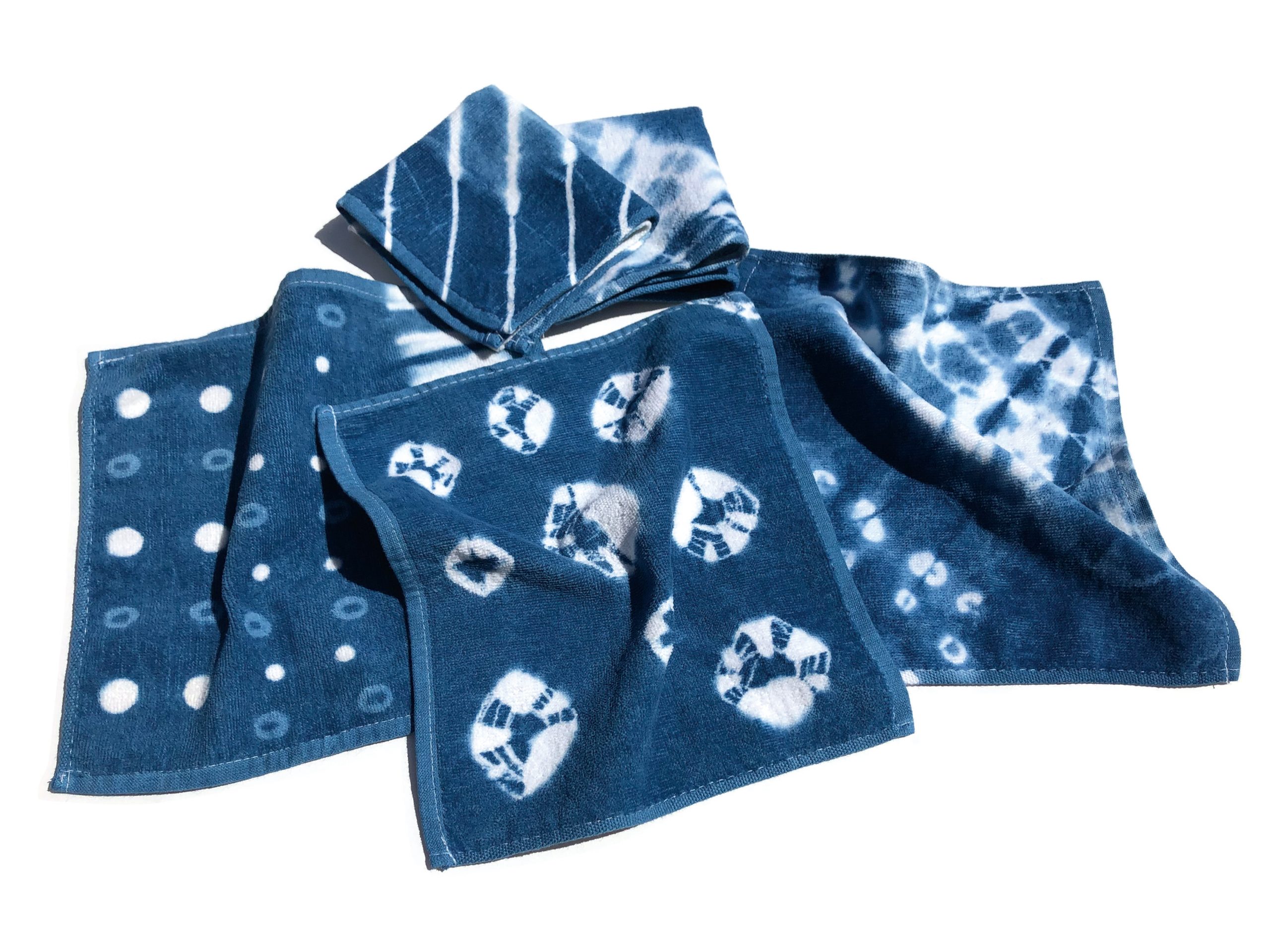 藍染めでハンドタオルを染めよう