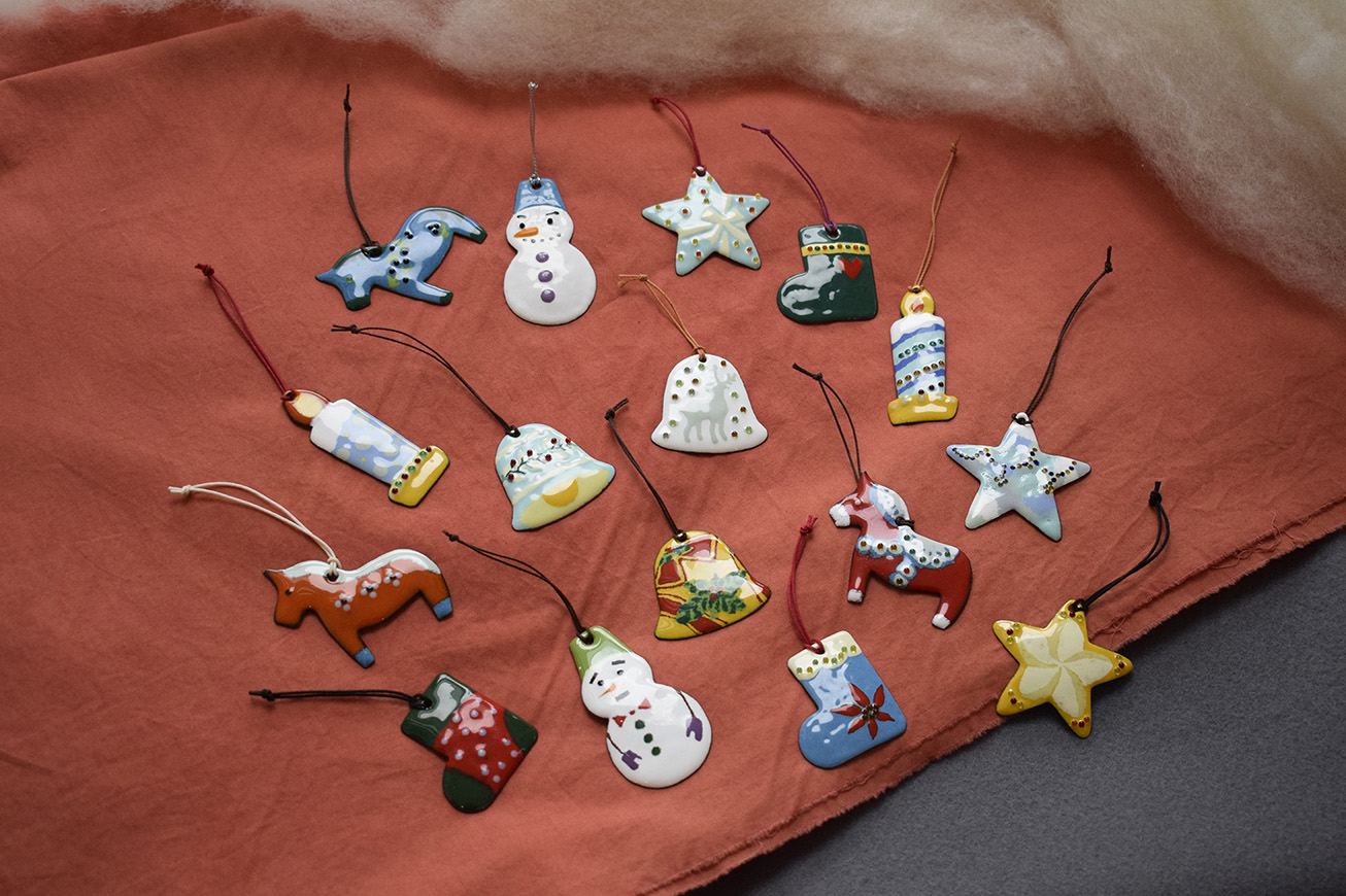 七宝焼でクリスマスオーナメントをつくろう(12月)