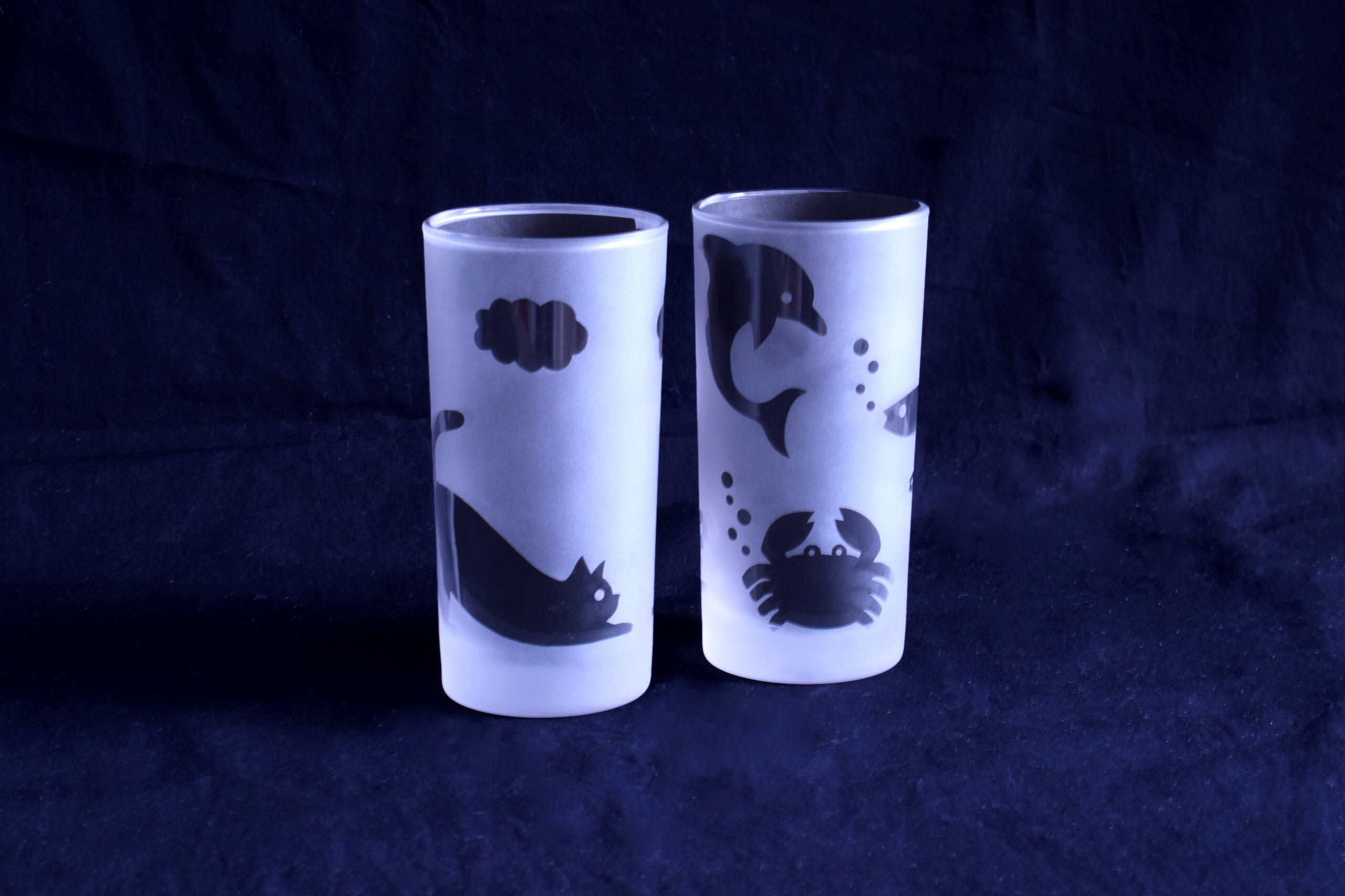 サンドブラストでタンブラーに模様をえがこう(1月)