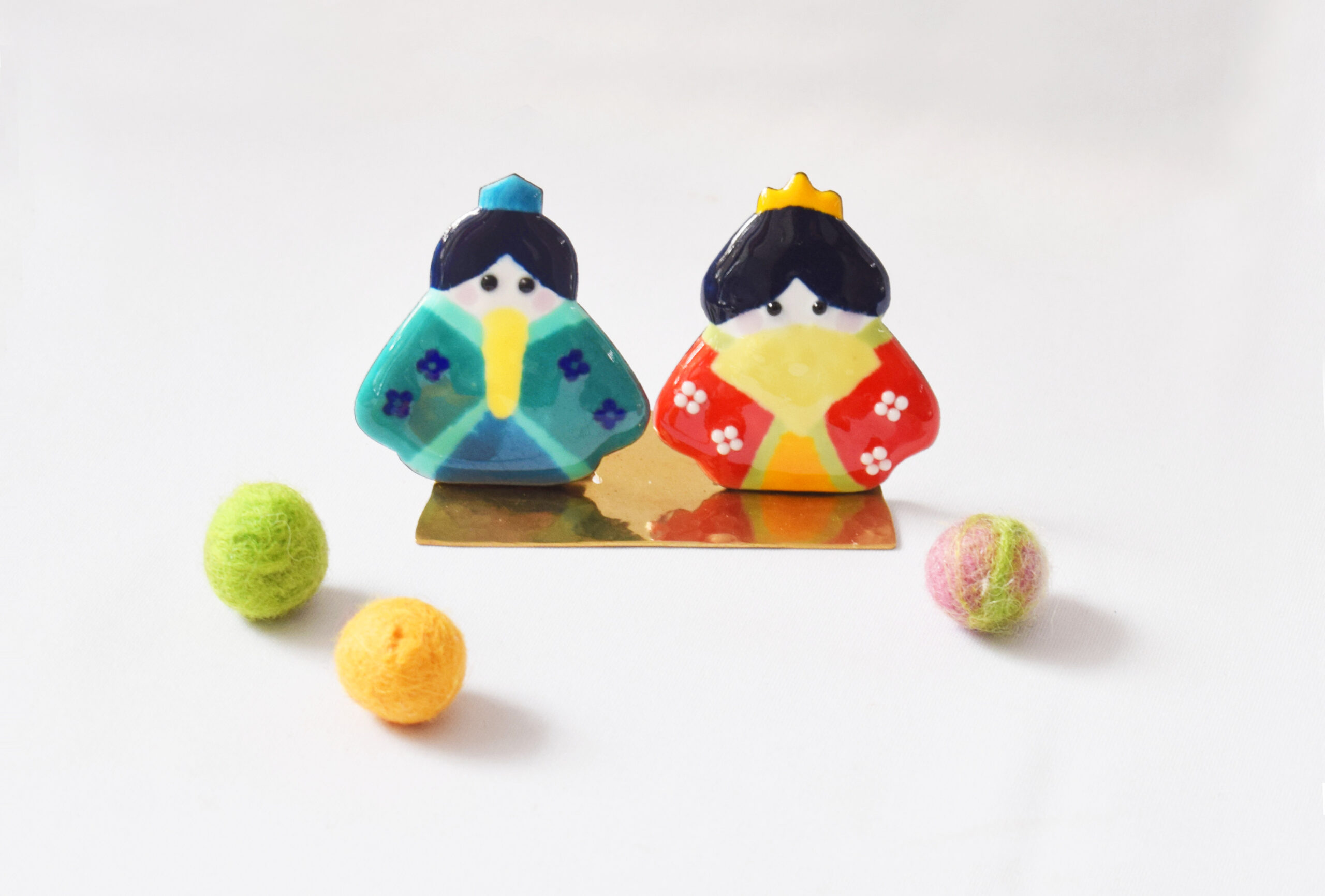 七宝焼でおひなさまをつくろう(2月)