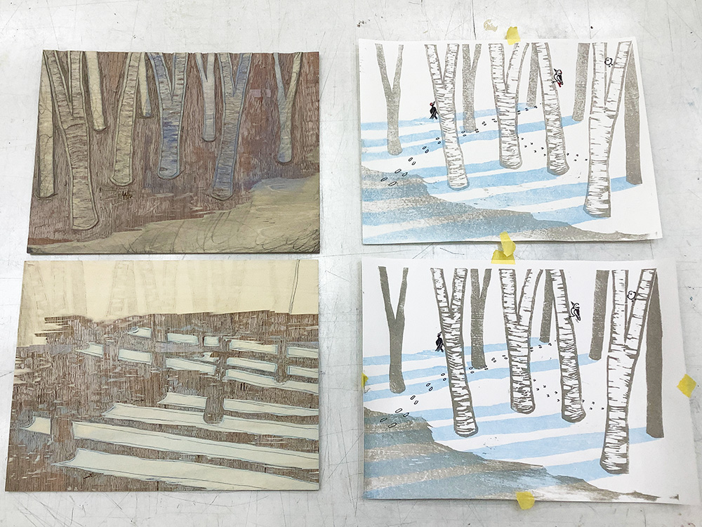 木版シルク併用 4日間コース