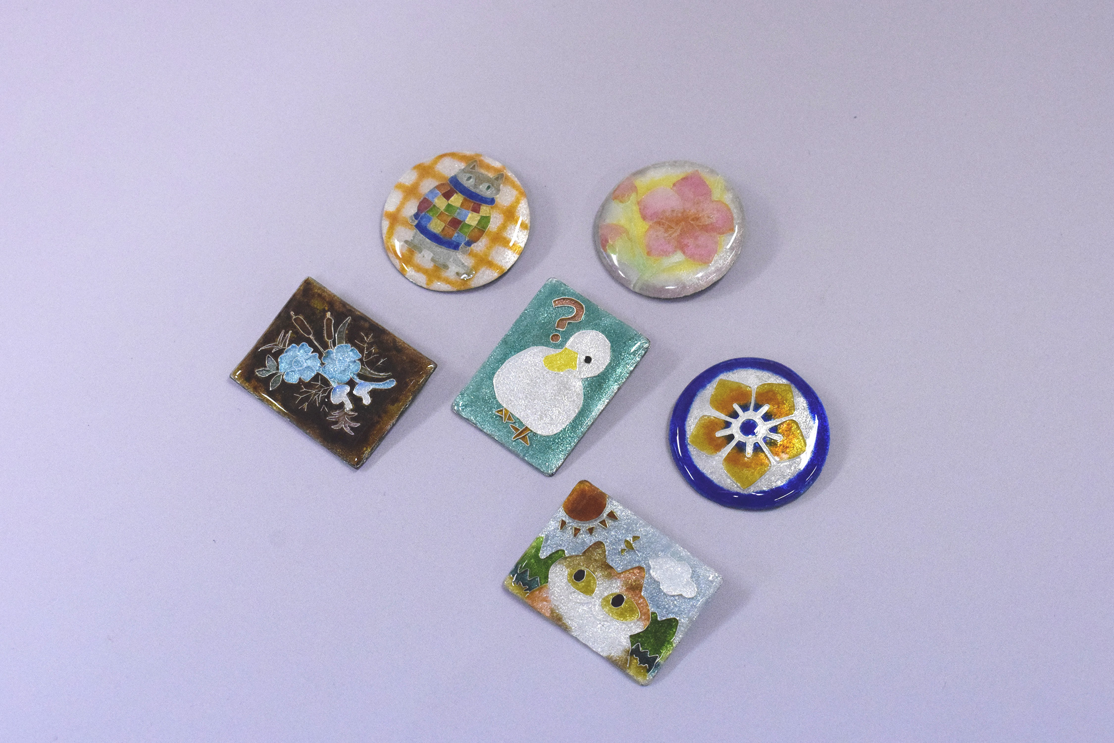 有線七宝のブローチをつくろう　2日間コース(3月)