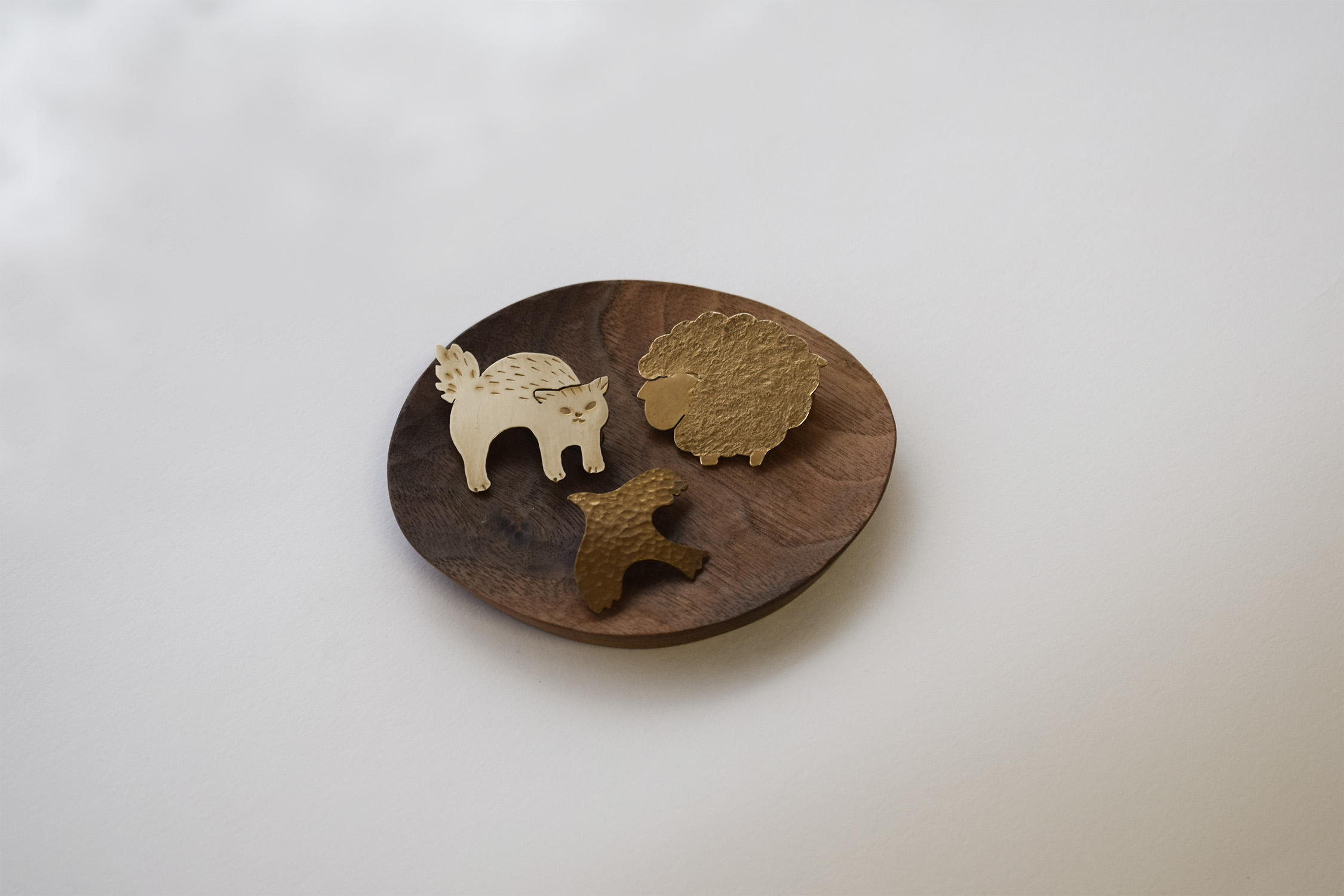 真鍮のブローチをつくろう(4月)