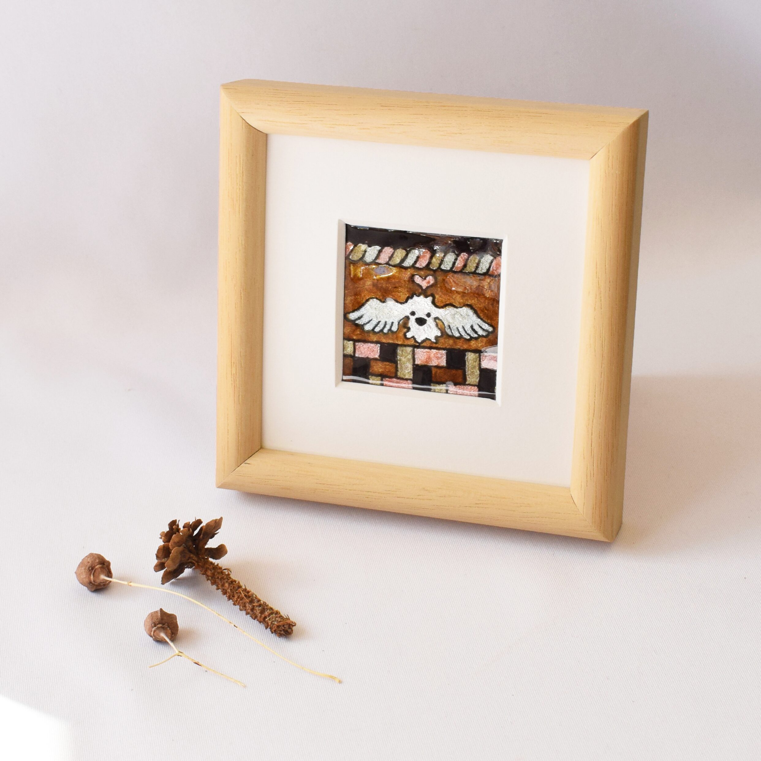 書割七宝の額絵をつくろう(4月)