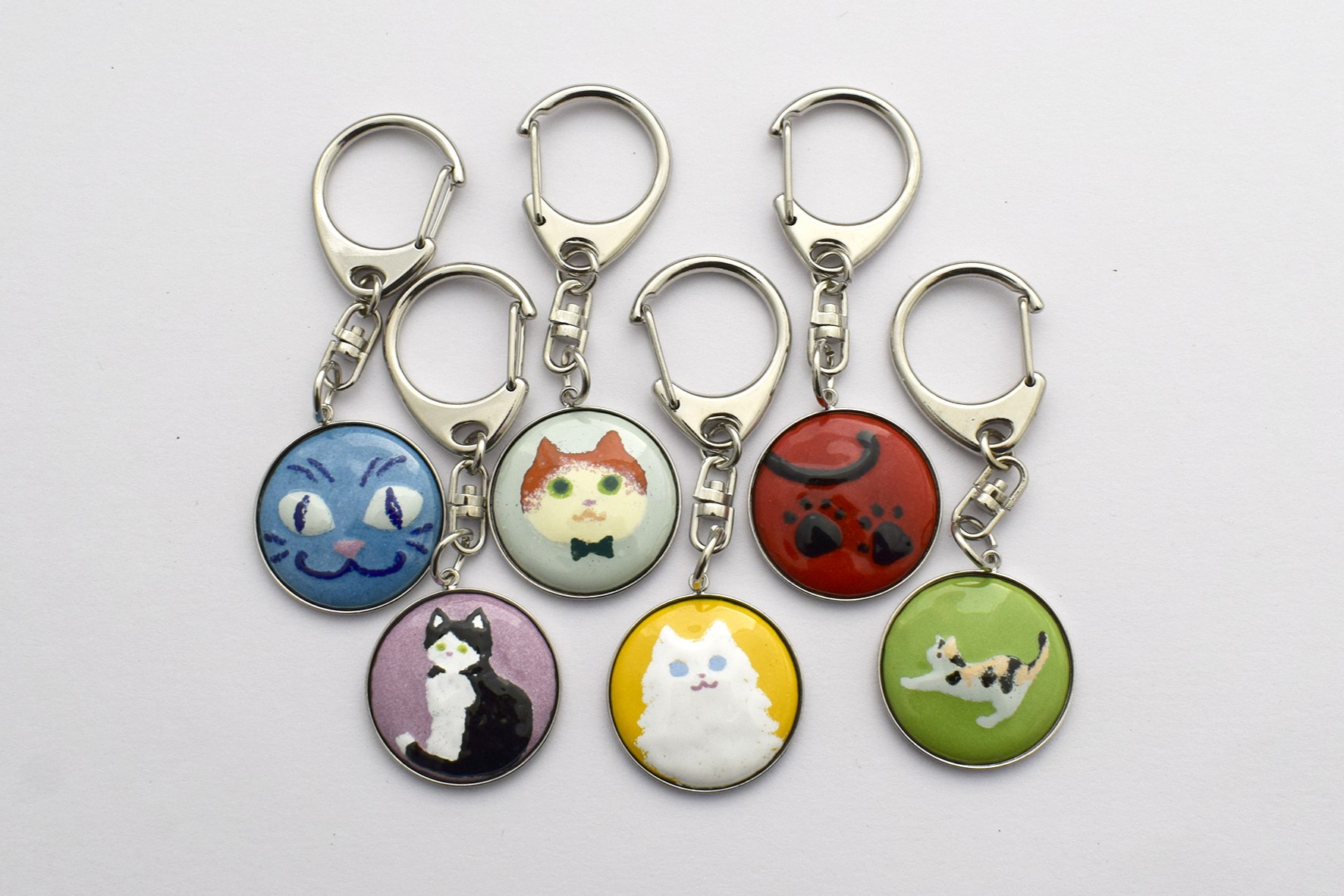 七宝焼でねこのキーホルダーをつくろう(5月)