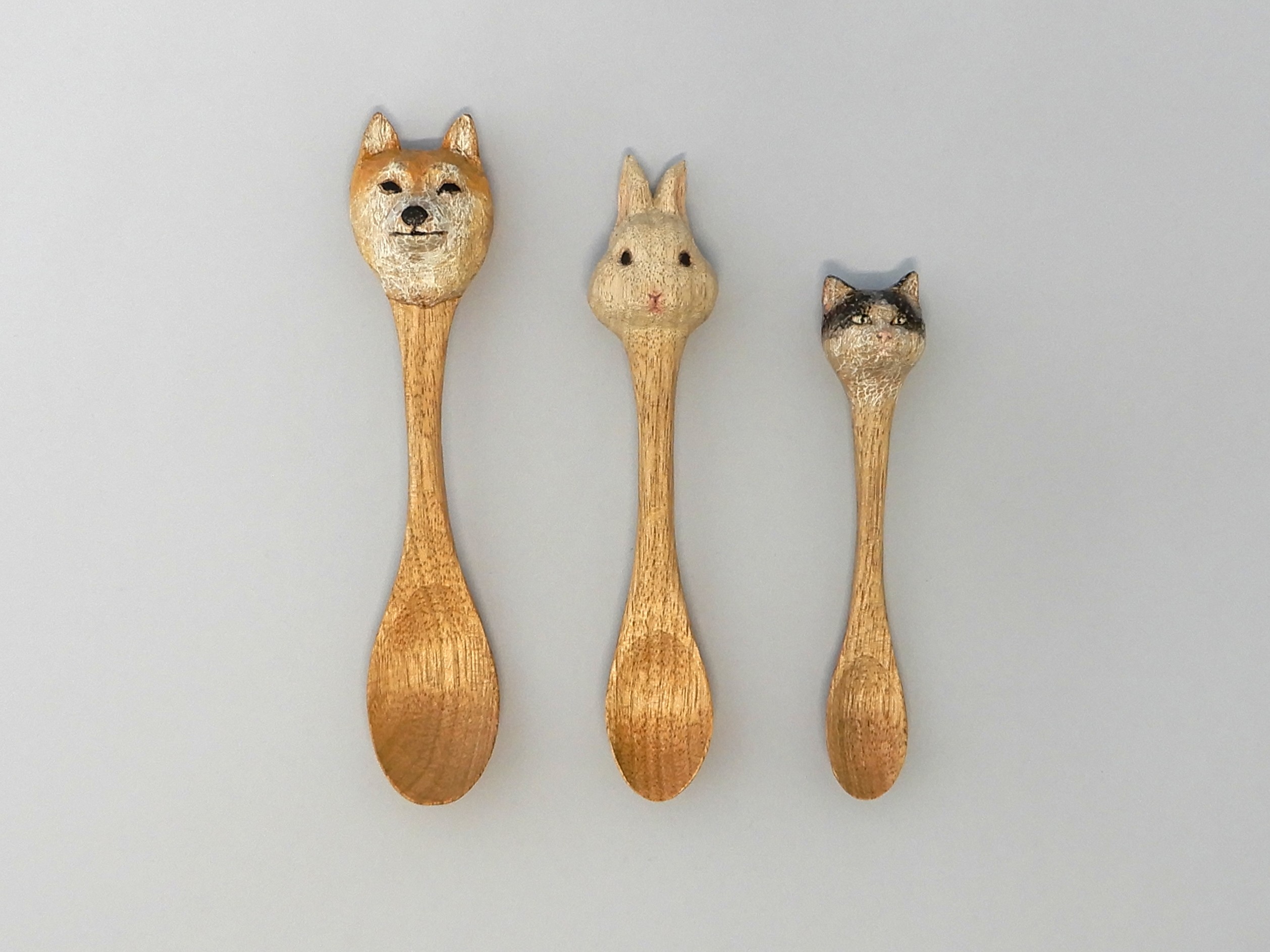 動物スプーン正面２