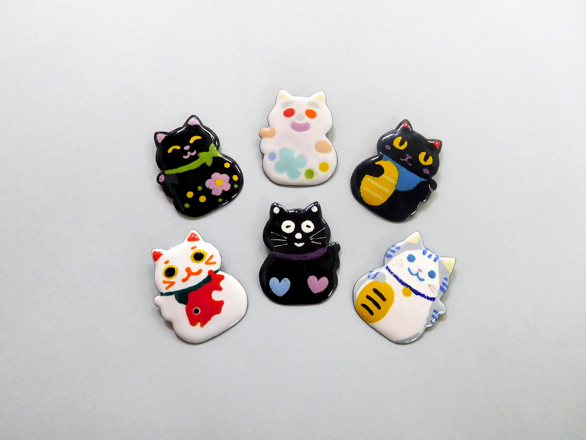招き猫の七宝焼をつくろう(11月)
